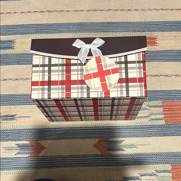 Plaid Storage Box - Picture 3 of 10